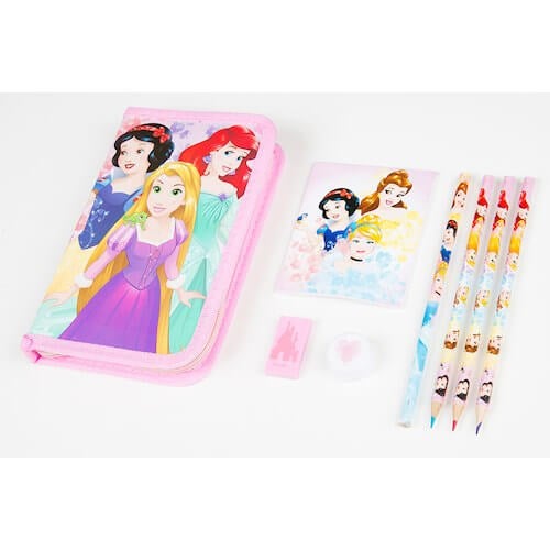 Disney Princess Basic Filled Pencil Case Merchandise Zavvi UK