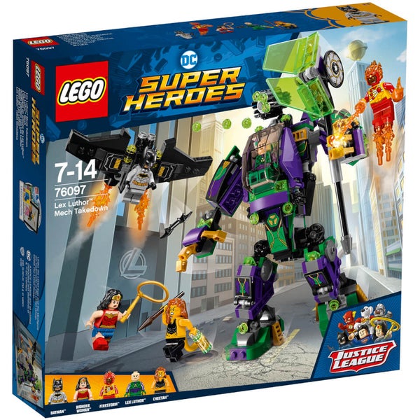 LEGO Superheroes: Lex Luthor Mech Takedown (76097) Toys Zavvi UK
