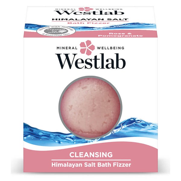 Westlab Cleansing Himalayan Salt Bath Fizzer LOOKFANTASTIC