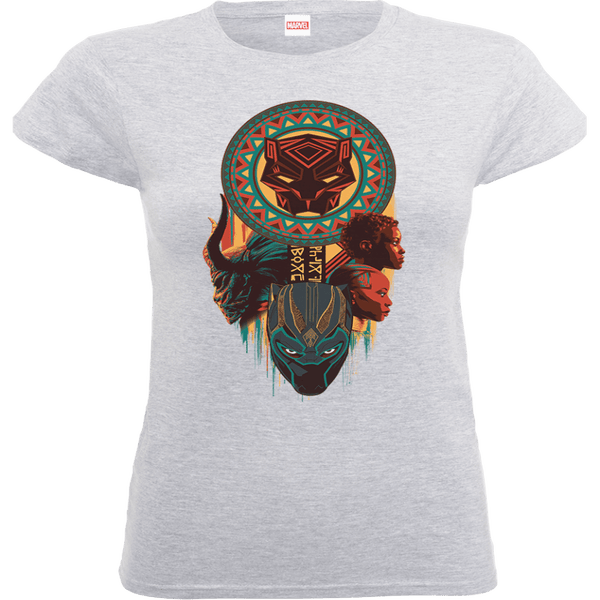 Black Panther Totem Women’s T-Shirt – Grey