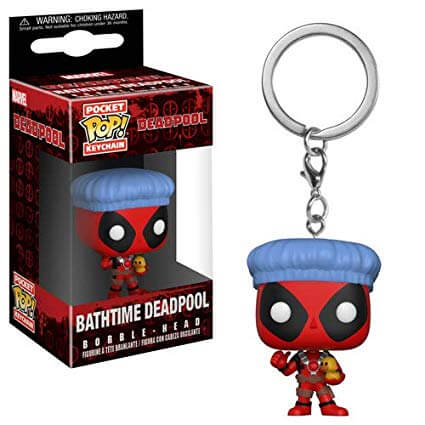 Funko Deadpool Playtime-DeadpoolBathTime Brand New In Box POP Keychain