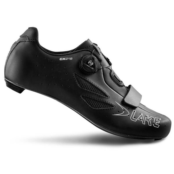 Lake CX218 Carbon Wide Fit Road Shoes Black Online Kaufen