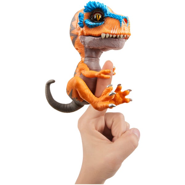 WowWee Fingerlings Untamed T-Rex Iron Jaw - Dinosauro Interattivo Blu