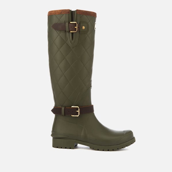 Barbour lindisfarne shop wellies black