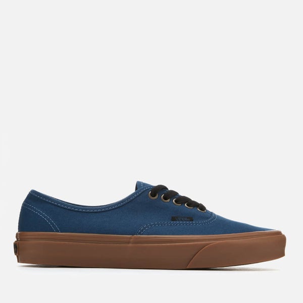 Vans Men's Authentic Gum Sole Trainers Dark Denim/Black Free UK Delivery Available
