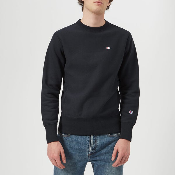 Champion Men s Crew Neck Sweatshirt Navy TheHut