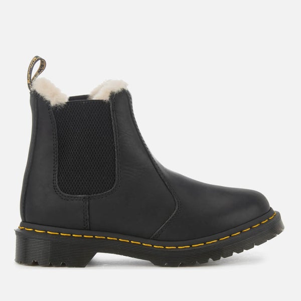 dr martens women's leonore fur lined chelsea boots