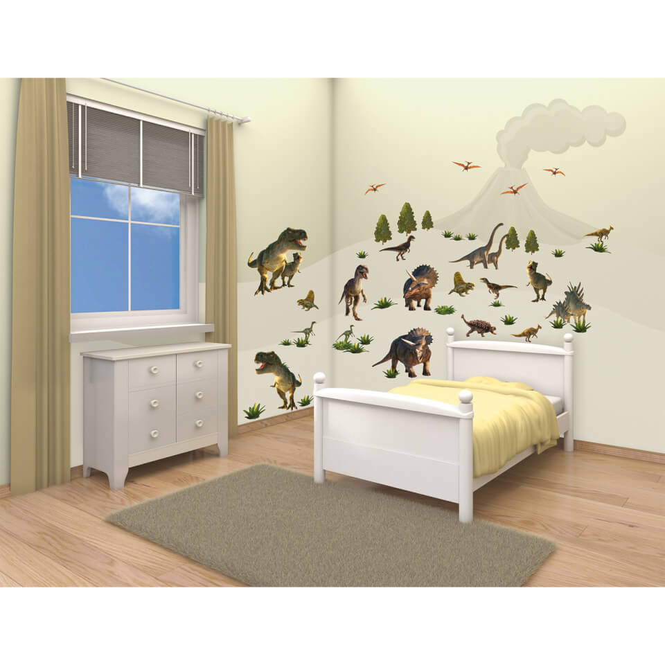 Papier peint intissé dinosaure 352 x 250 cm Toison Mur XXL Tableaux