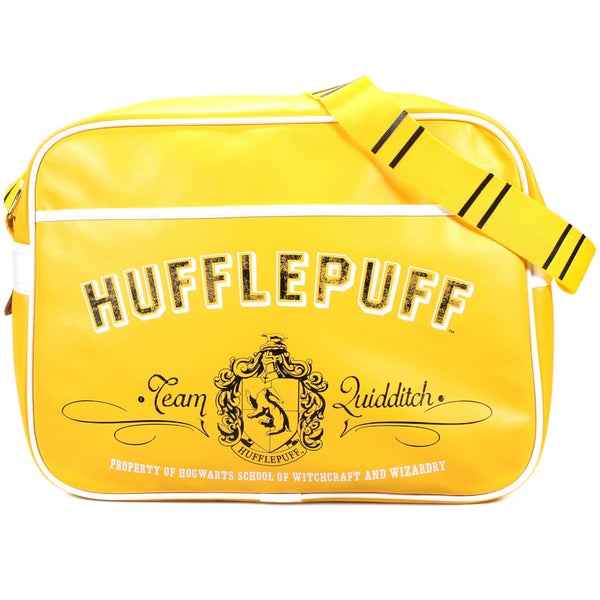 Harry Potter Retro Bag Hufflepuff Crest Traditional Gifts Zavvi US
