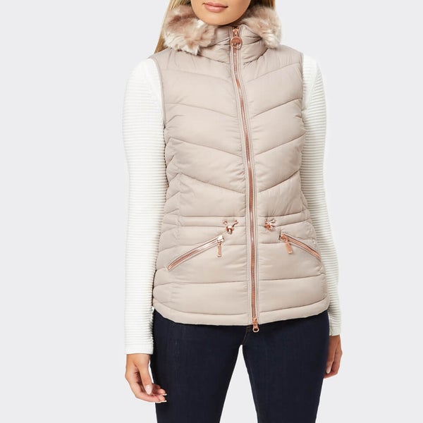 Barbour International Women s Victory Gilet Latte TheHut