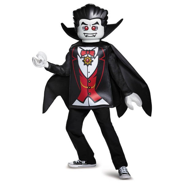 LEGO Iconic Kids Vampire Classic Halloween Fancy Dress Black
