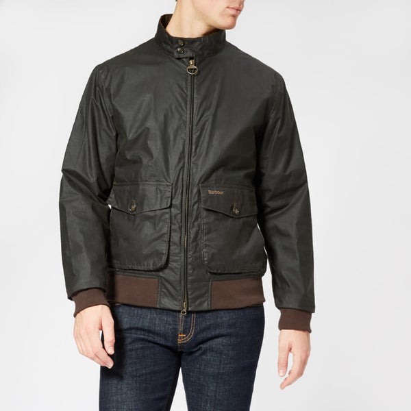 Barbour Men s Hagart Wax Jacket Dark Olive