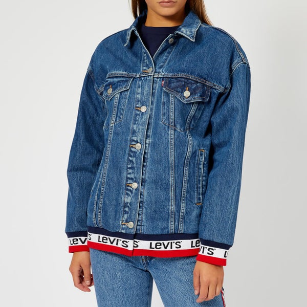 Levi s Women s Baggy Sport Tape Trucker Jacket Good Sport
