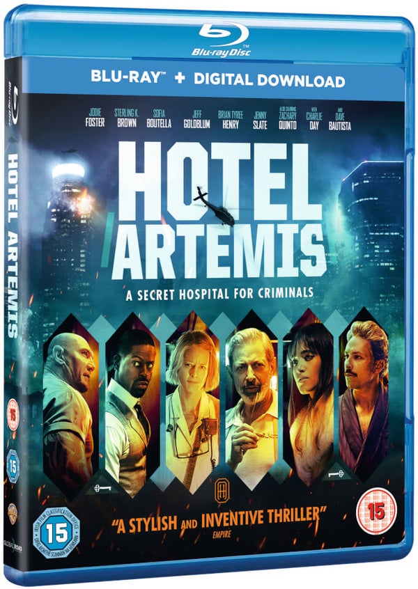 Hotel Artemis (Includes Digital Download) Bluray Zavvi UK