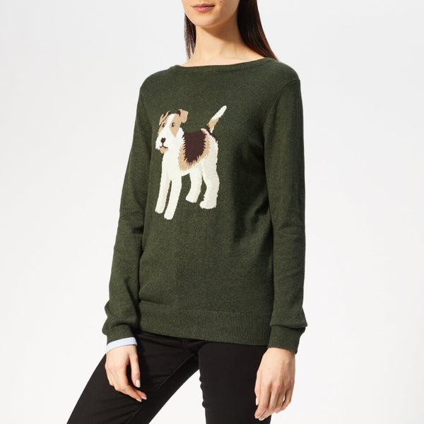Joules green hare jumper store