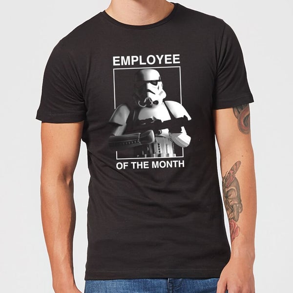 Men's Star Wars Stormtrooper Employee of the Month Grey T-Shirt 