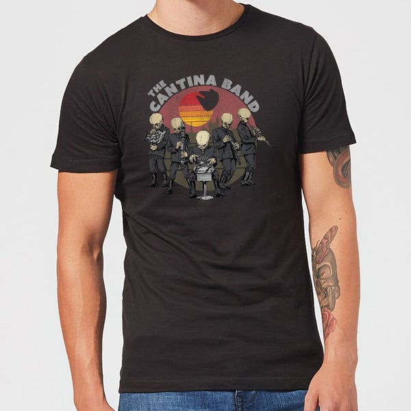 Star Wars Cantina Band Men's TShirt Black Clothing Zavvi UK