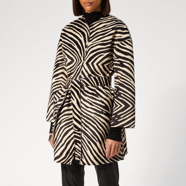PS Paul Smith Women's Zebra Coat - Multi - Free UK Delivery Available