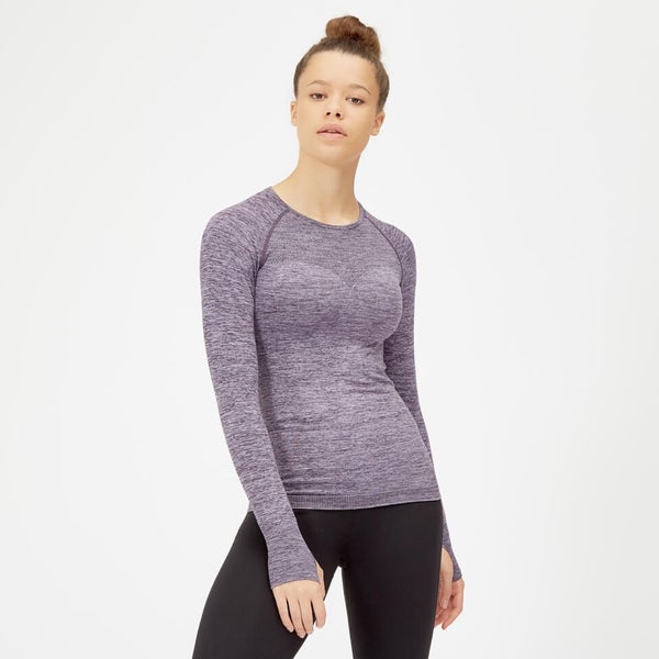 Inspire Seamless Long Sleeve Top Purple