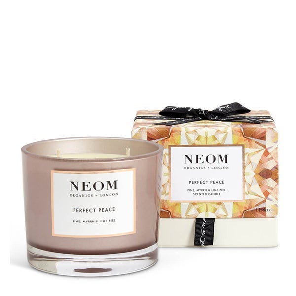 NEOM Perfect Peace 3 Wick Scented Candle LOOKFANTASTIC