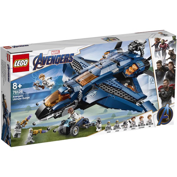 LEGO Marvel Avengers Ultimate Quinjet Plane Toy (76126) Toys