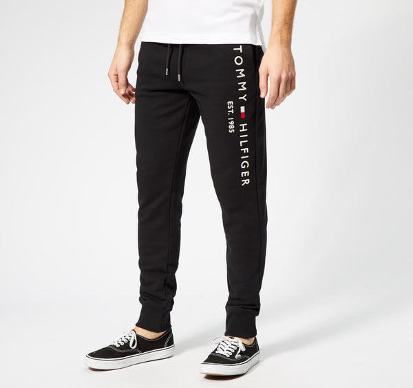 Tommy Hilfiger Men s Basic Branded Sweatpants Black TheHut