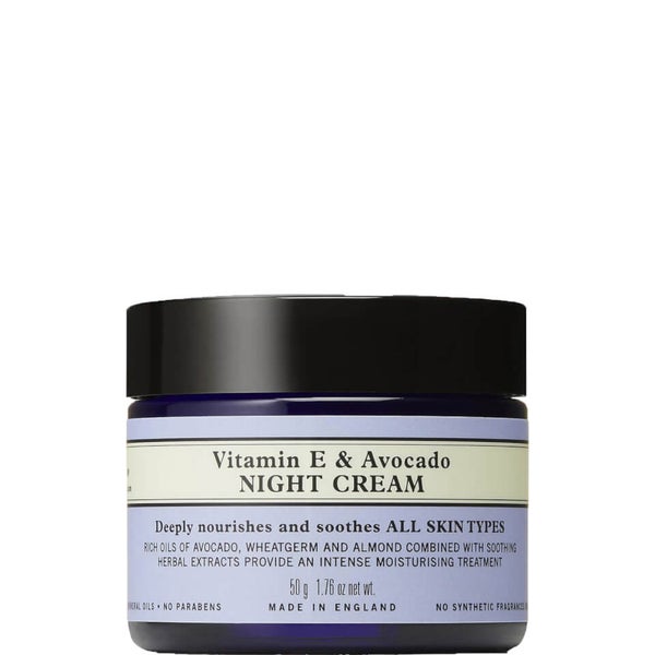 Neal's Yard Remedies Vitamin E & Avocado Night Cream 50g LOOKFANTASTIC