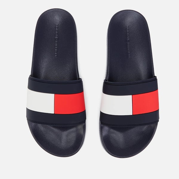 Tommy Hilfiger Men's Essential Flag Pool Slide Sandals - Red/White/Blue ...