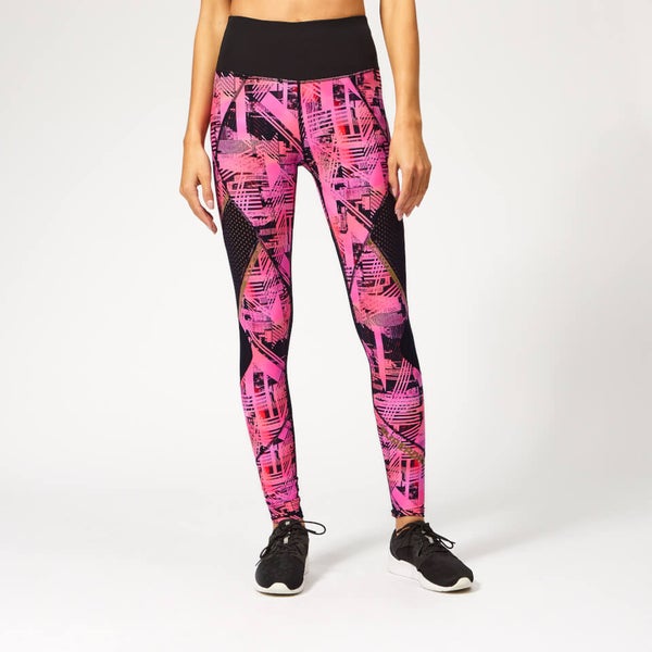 Superdry Sport Women s Active Mesh Panel Leggings Splice City Print TheHut