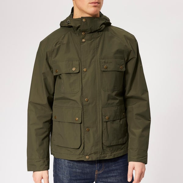 Barbour Men s Hallow Jacket Olive TheHut