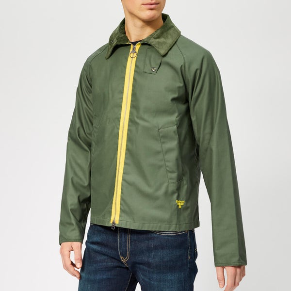 Barbour Beacon Men s Munro Wax Jacket Light Moss TheHut