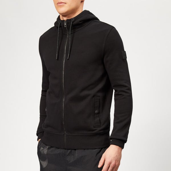 BOSS Men s Zounds Zip Hoodie Black TheHut