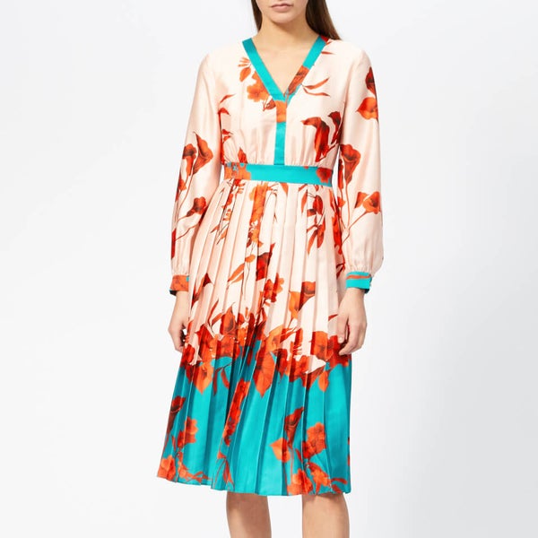 Karolyn fantasia v neck sales midi dress
