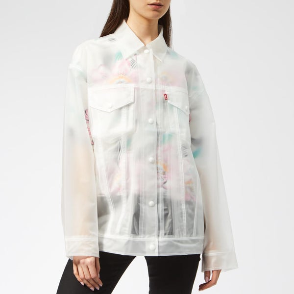Levi s Women s Clear Baggy Trucker Jacket In The Clear TheHut