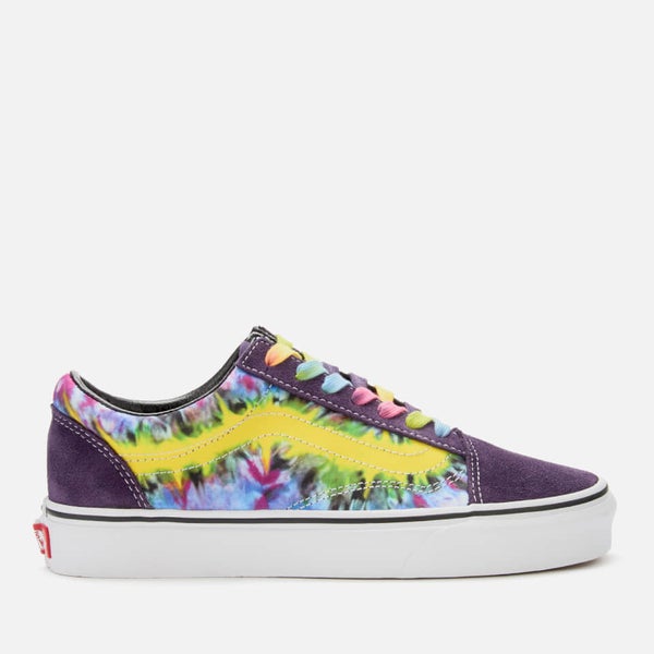 Vans Tie Dye Old Skool Trainers Mysterioso True White TheHut