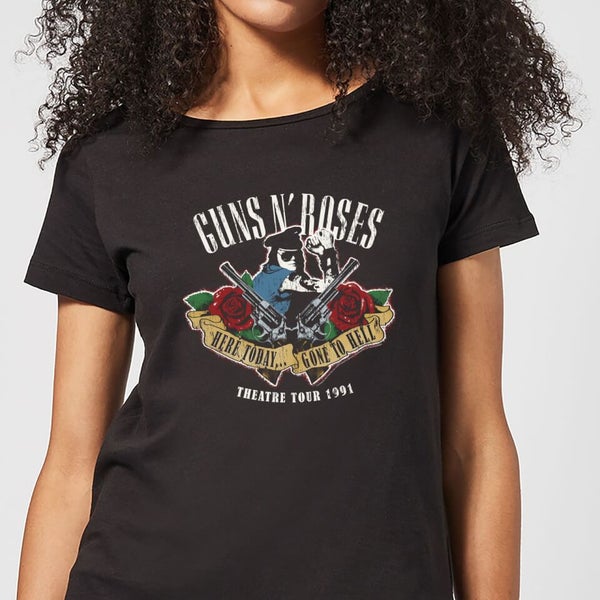 Guns N Roses Here Today... Gone To Hell Women's T-Shirt - Black