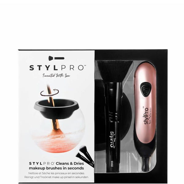 StylPro Brush Cleaner and Dryer Gift Set Blush LOOKFANTASTIC