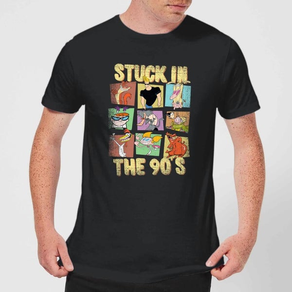 Cartoon Network Stuck In The 90s Men's T-Shirt - Black Clothing - Zavvi UK