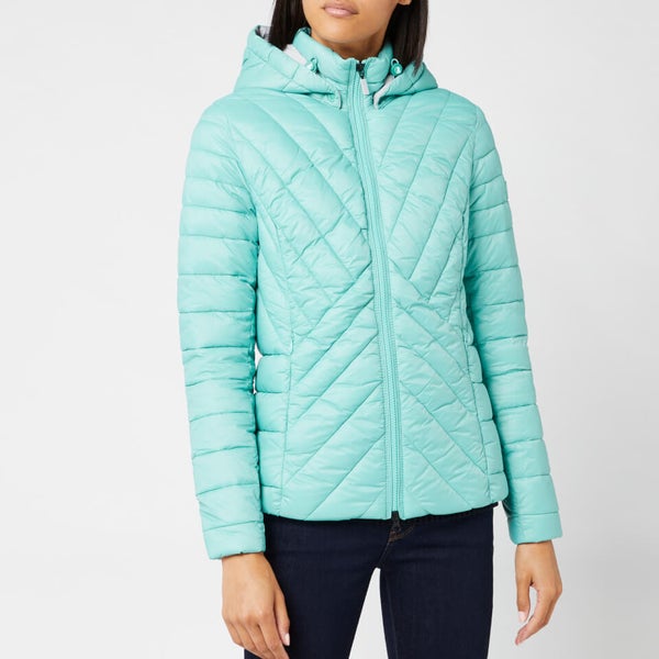Barbour Women s Rowlock Quilt Coat Sea Green Ice White TheHut