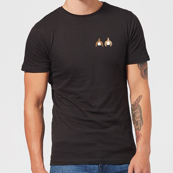 Disney Chip And Dale Backside Men's T-Shirt - Black