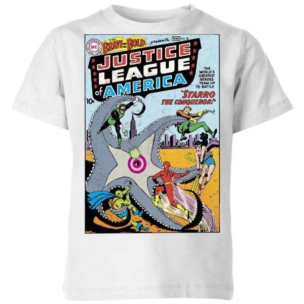 Justice League Starro The Conqueror Cover Kids' T-Shirt - White Clothing -  Zavvi UK