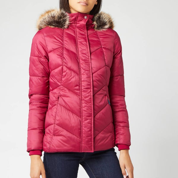 Barbour downhall quilted jacket navy discount