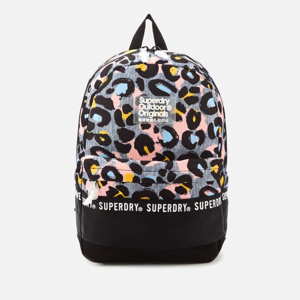 Superdry Women s Repeat Series Montana Backpack Grey Marl Liona Leopard