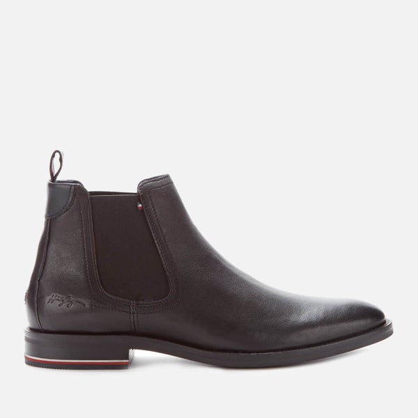 tommy hilfiger leather chelsea boot