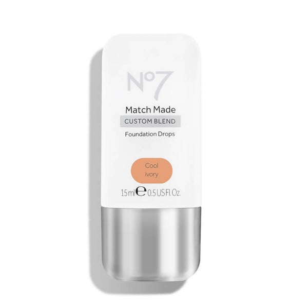 No7 Match Made Foundation Drops 15ml Cool Ivory