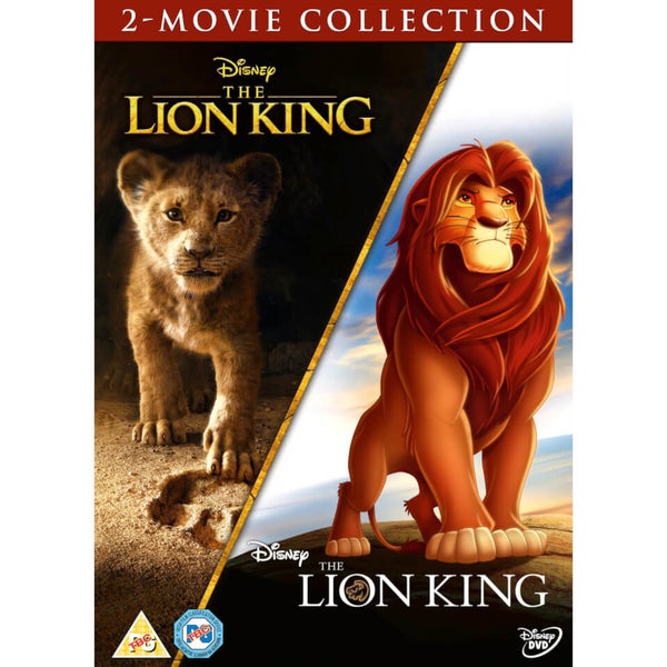 The Lion King (Live Action) / The Lion King (Animation) Doublepack DVD ...