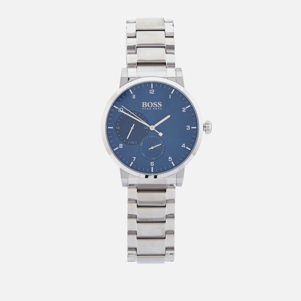 BOSS Hugo Boss Men s Oxygen Metal Strap Watch Rouge Blue TheHut