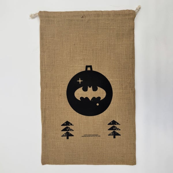 DC Comics Batman Officially Licensed Christmas Hessian Sack Merchandise