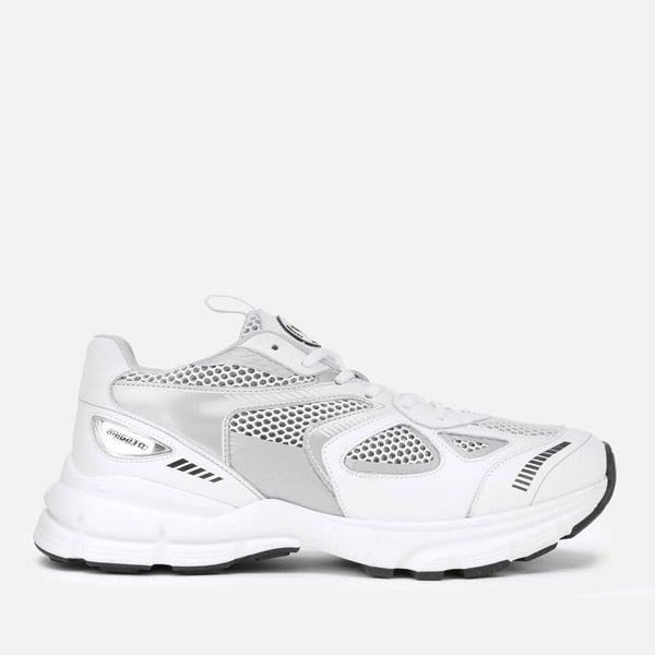 axel arigato marathon runner white silver