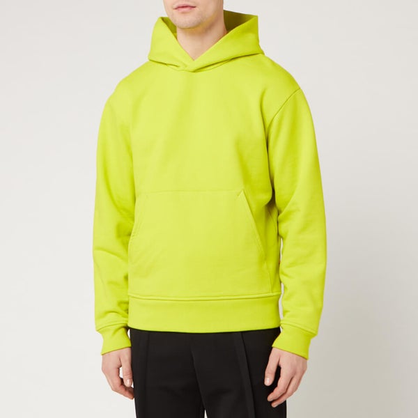 Acne Studios Men's Classic Fit Hooded Sweatshirt - Sharp Yellow - Free ...